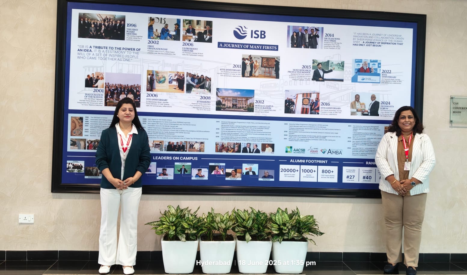 Academic Exposure Visit to Indian School of Business (ISB), Hyderabad